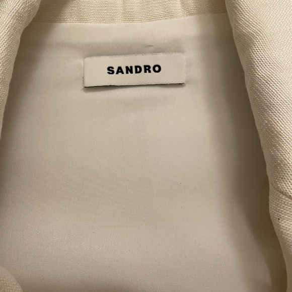 Sandro Carine White Blazer Dress - Picture 3 of 3